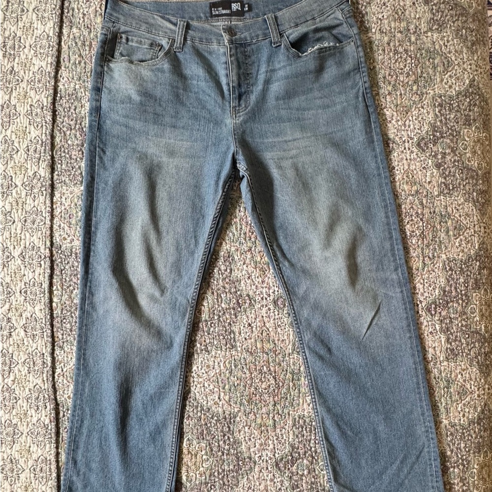 RSQ Blue Straight Denim Jeans